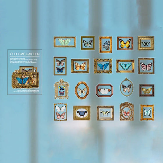 PET-Aufkleber-Set der Memory Garden-Serie