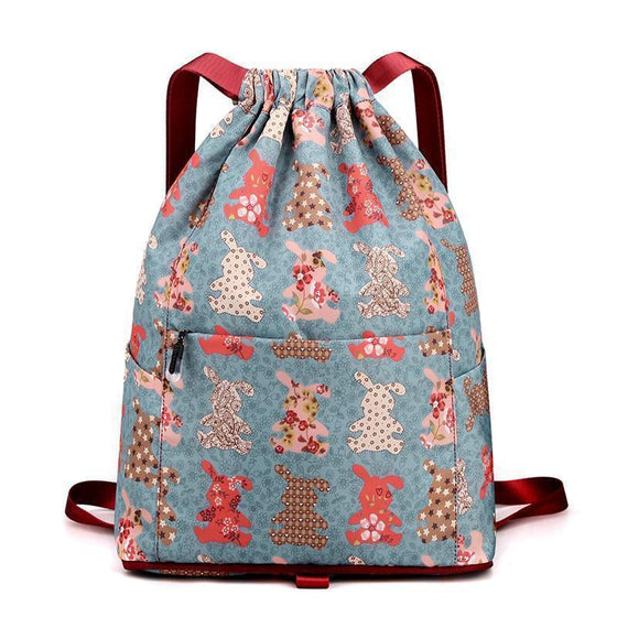 Faltbarer Sportrucksack mit großem Fassungsvermögen und Kordelzug