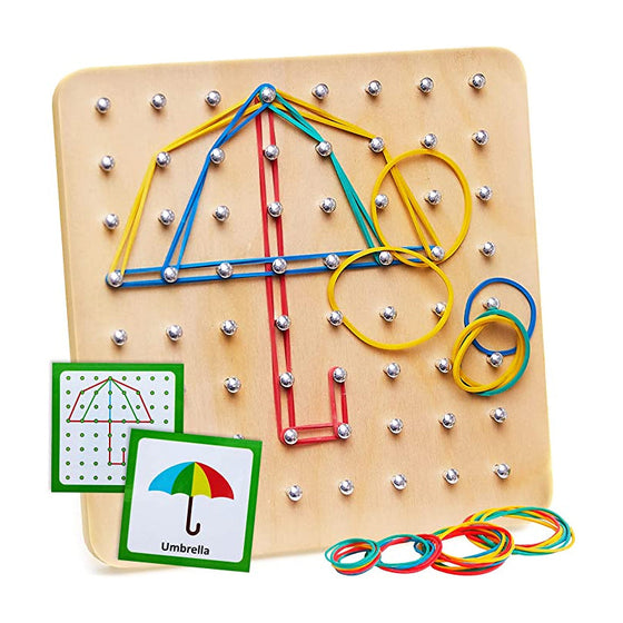 Geoboard aus Holz