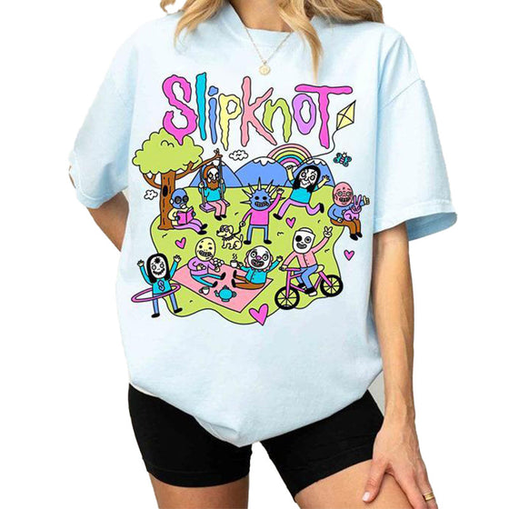 Slipknot – T-Shirt mit Aufdruck „Happy Times“