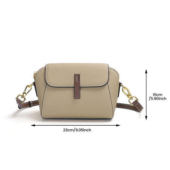 Leichte, luxuriöse, trendige und vielseitige Umhängetasche aus weichem Leder