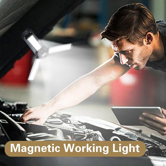 SAKER Verbesserte tragbare Campinglampe mit Stativ