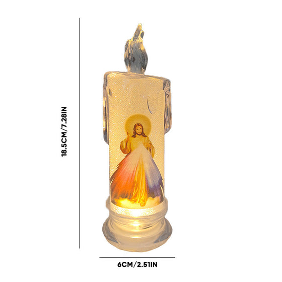 Flammenlose LED-Gebetskerzen