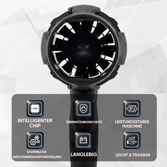 Saker Leistungsstarkes Handgebläse mit Turbotechnik