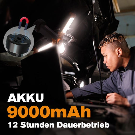 SAKER Verbesserte tragbare Campinglampe mit Stativ