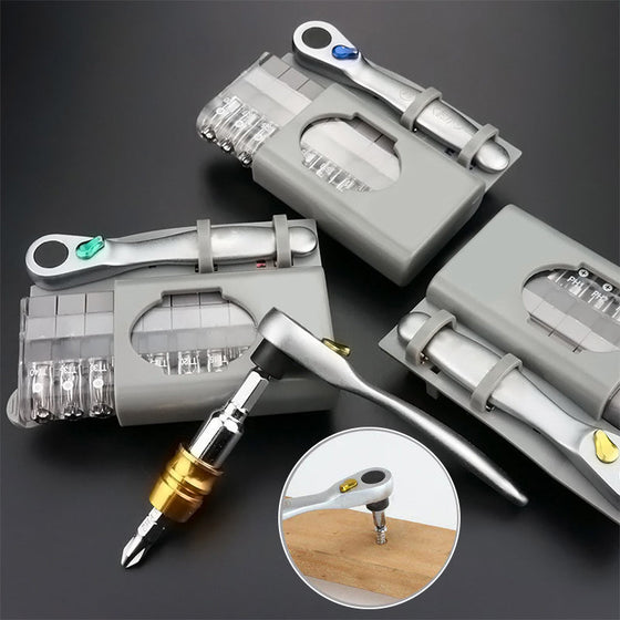 Mini-Schraubendreher-Kombiset positiv und negativ