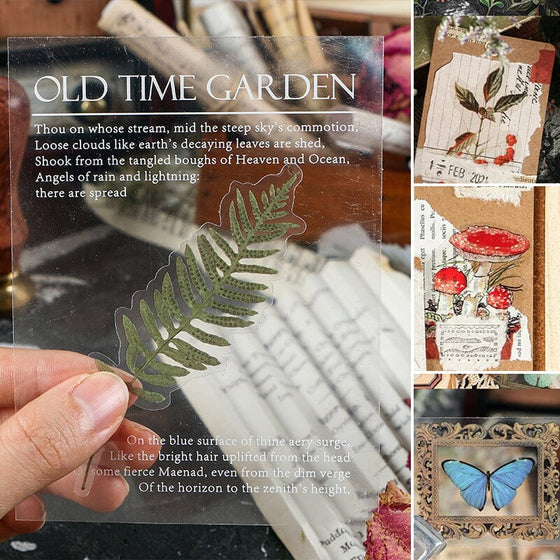 PET-Aufkleber-Set der Memory Garden-Serie