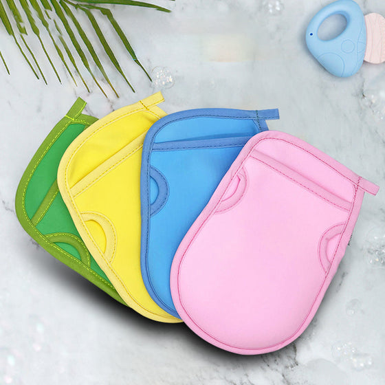 Weiche Duschhandschuhe