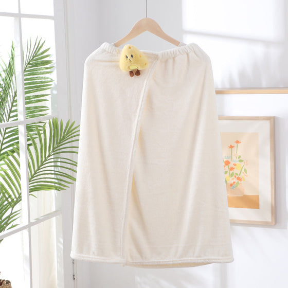 Baderock, Trockenes Haar, Kappe, Zweiteiliges Cartoon-Puppen-Badetuch