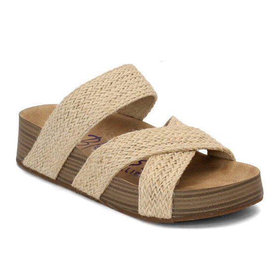 Plateausandalen mit Keilabsatz