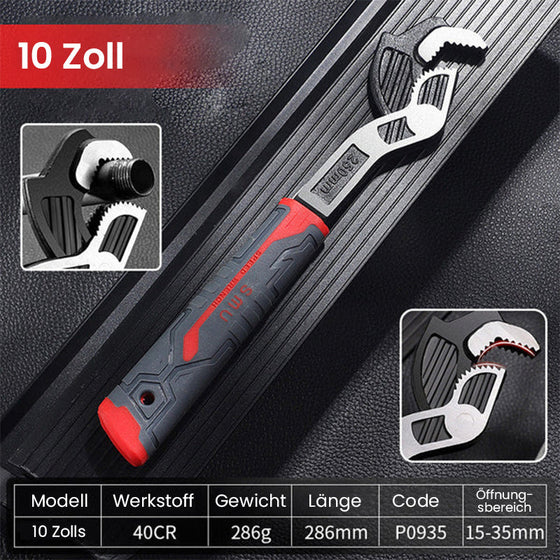 Multifunktionale Rohrzange in Industriequalität mit Selbstverriegelung