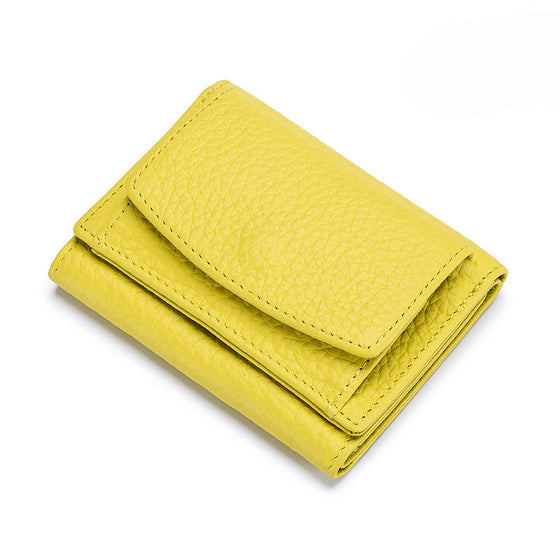 Faltbare kurze Geldbörse für Damen