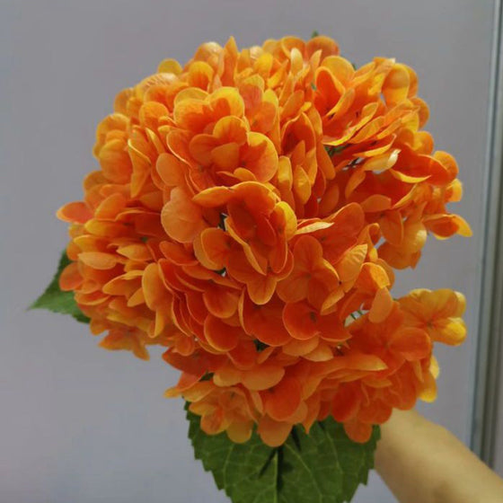 Künstliche Hortensienblumen im Freien💐