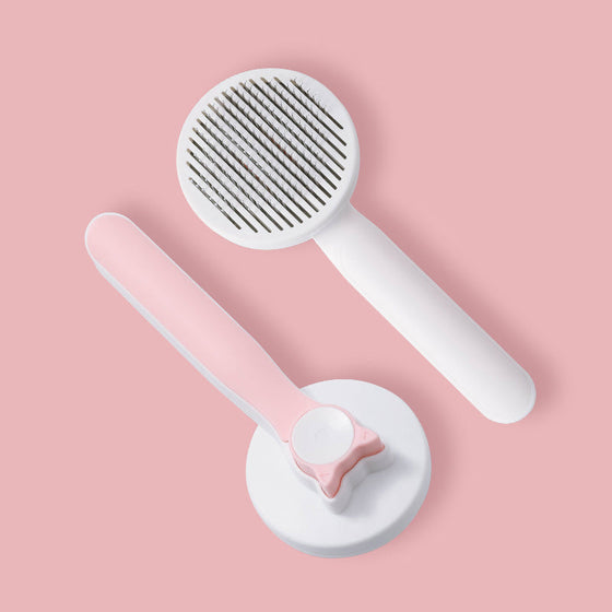 Selbstreinigende Bürste für Haustiere