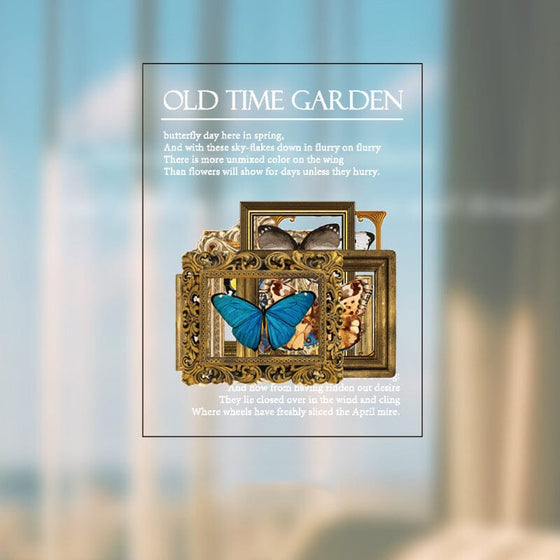 PET-Aufkleber-Set der Memory Garden-Serie